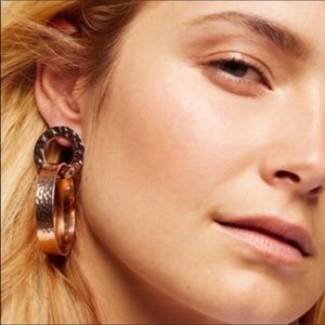 Free People Jewelry - Free People Hammered Copper Out All Night Earrings Free People Jewelry - Free People Hammered Copper Out All Night Earrings